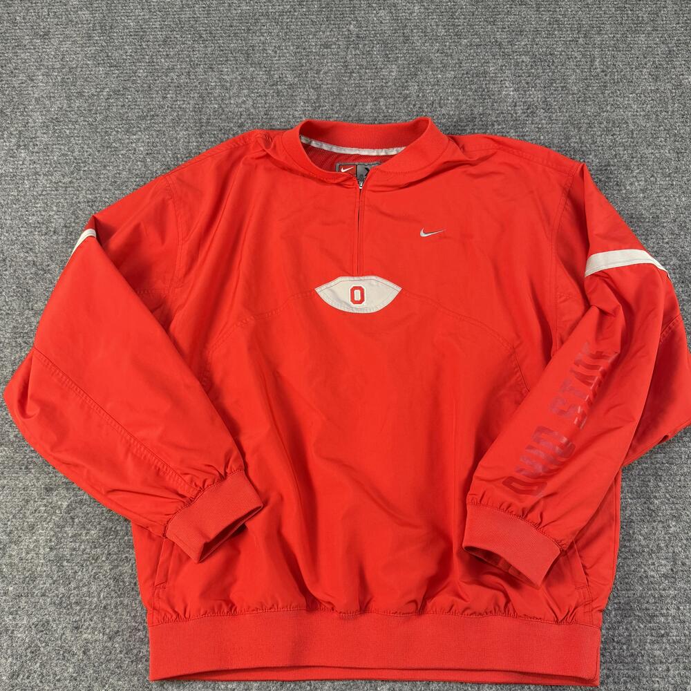 Ohio State Buckeyes Jacket Mens XL Football Nike Authentic Pullover Team Issue